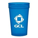 17 oz. Translucent Stadium Cup - Transparent Blue