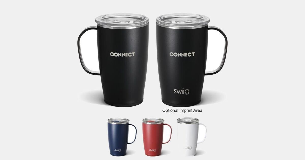 Logo Tumblers | 18 oz. Swig Life Stainless Steel Travel Tumbler - Qty: 24