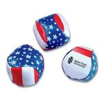 2" USA Hacky Sack Kick Ball Toy - Blue-red-white Usa Flag