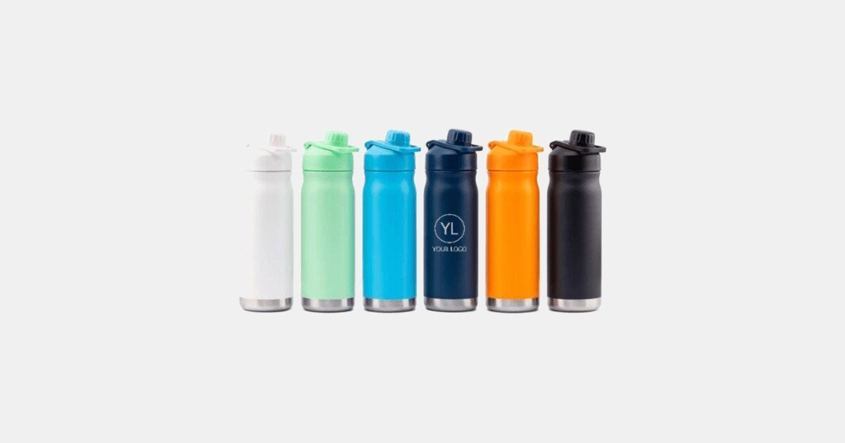 20 Oz Patriot Stainless Steel Water Bottle with your logo | ImprintLogo.com