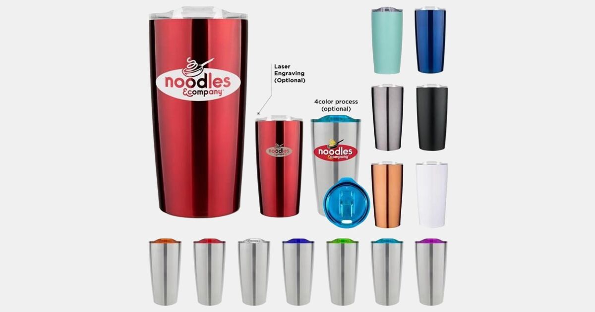 Custom Printed Vacuum Insulated Tumbler 20 oz with your logo