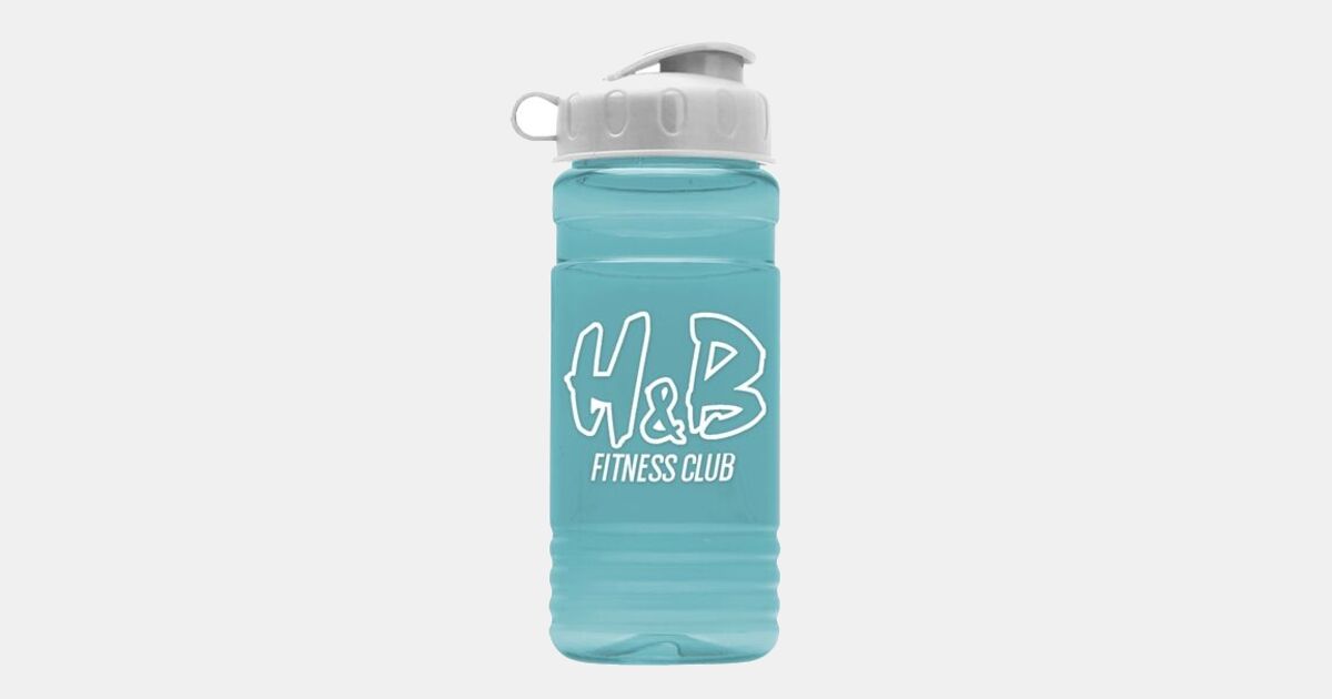 20 Oz Recycled Pete Bottle With Flip Top Lid with your logo ...