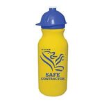 20 oz. Value Cycle Bottle w/ Safety Helmet Push 