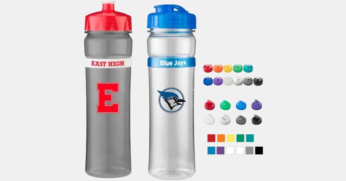 USA Made 22 Oz Polysure Spirit Bottle with your logo | ImprintLogo.com