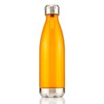 24 oz Single Wall Eastman Tritan copolyester bottle BakBuk - Clear Orange