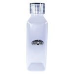 24 oz. Classic Edge Bottle with Standard Lid - Translucent Clear