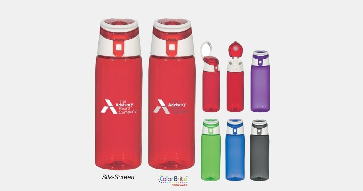 Custom Printed Tritan Flip-Top Sports Bottle 24 Oz with your logo ...