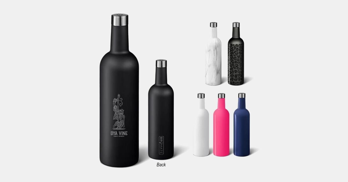 Winesulator 25oz Wine Canteen | Matte Black