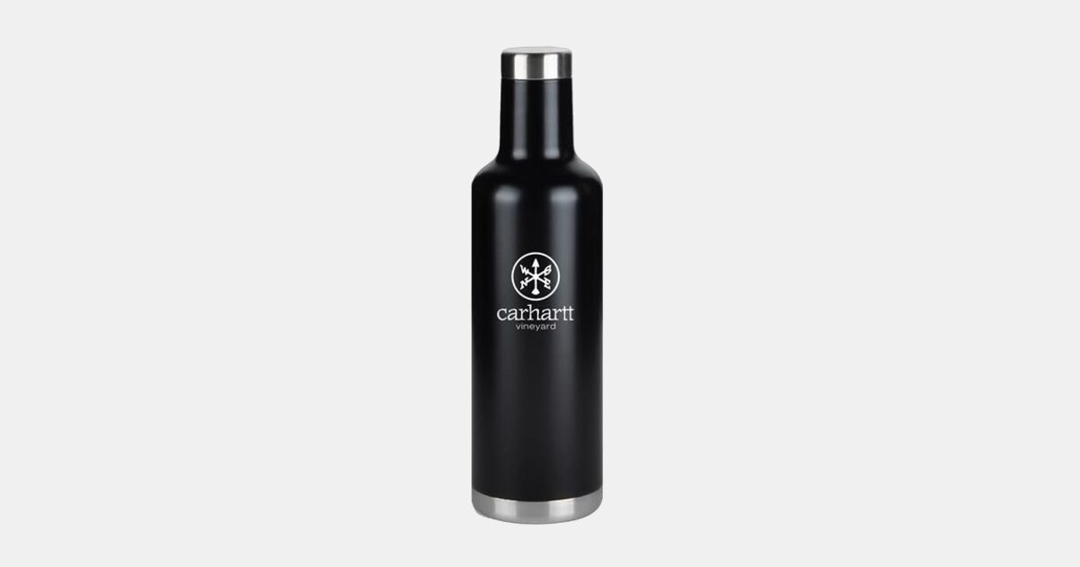 25 oz. Stainless Steel Vacuum Insulated Wine Bottle (Min Qty 25)