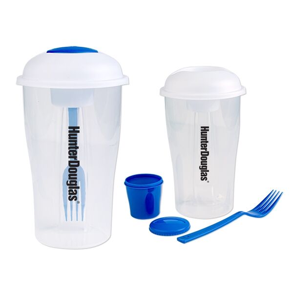 3 Piece Salad Shaker Set with your logo