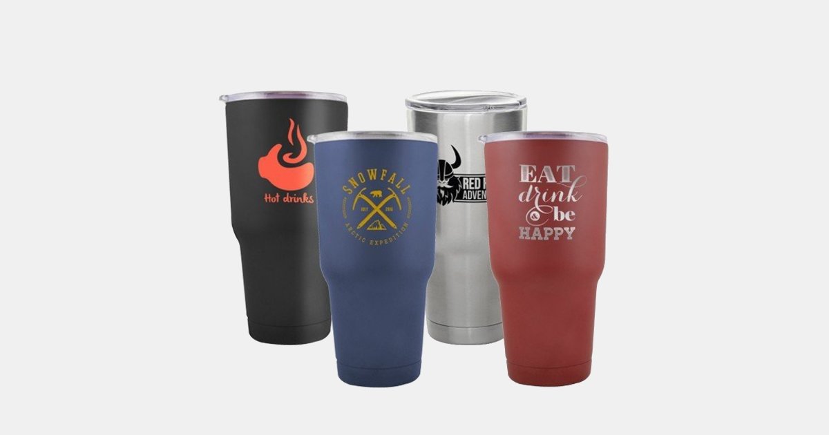 Digital Temperature Stainless Steel Classic Logo Design LV Tumbler