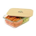 4 Cup Bamboo Storage Container -  