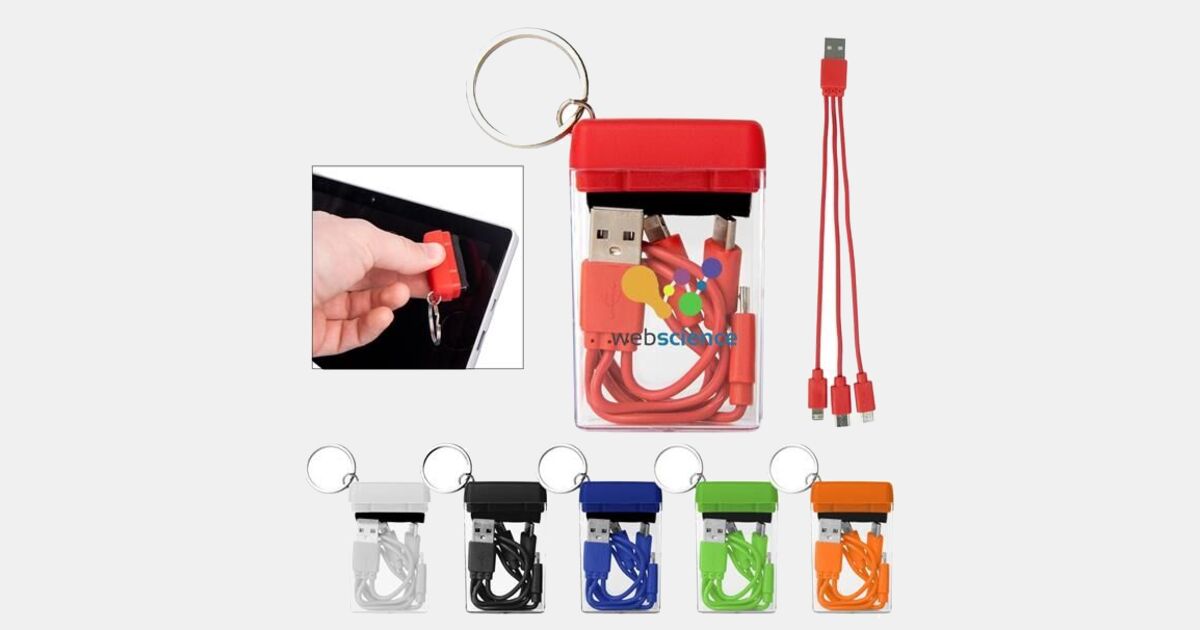 Custom Printed 4-In-1 Charging Cable & Screen Cleaner Set with your ...