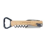 4 in 1 Wine & Bottle Opener - Wood