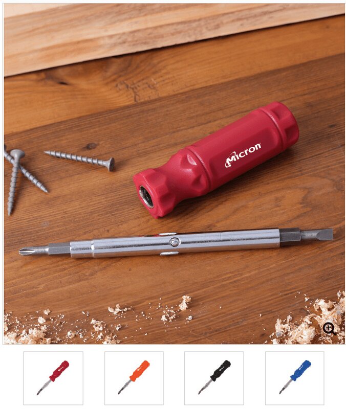 Main Product Image for 6-in-1 Screwdriver with Phillips, Flat, and Hex capabilities