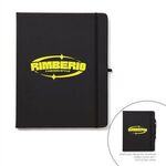 8" x 10" Soft Touch Journal Notebook with Pen Loop -  