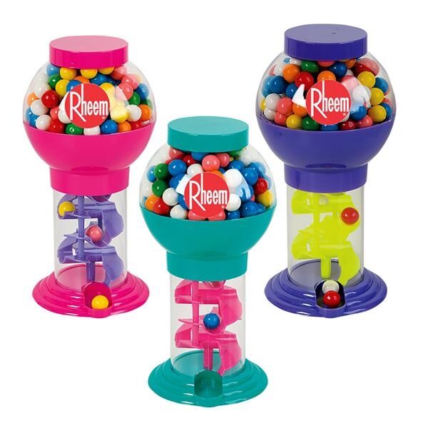 Main Product Image for 9-3/4" Assorted Color Spiral Gumball Machine