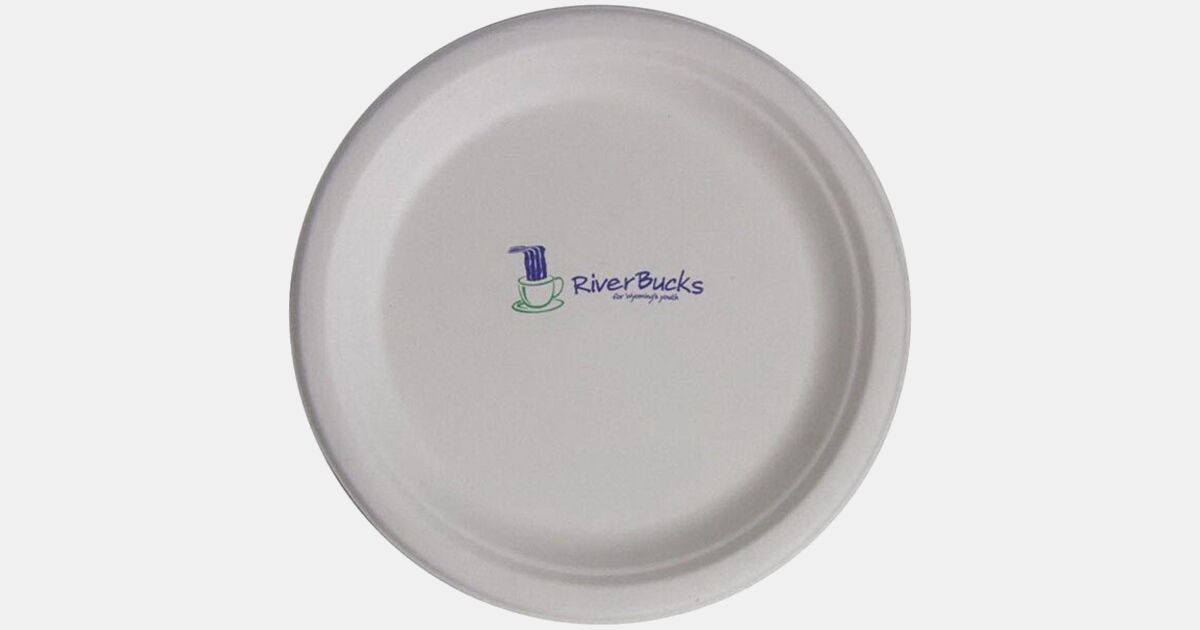 9 Eco-Friendly Plates with your logo