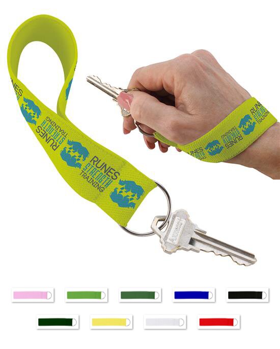 Main Product Image for Custom Printed Wrist Strap Key Holder