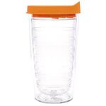 Design this item in Clear Tumbler/ Orange Lid