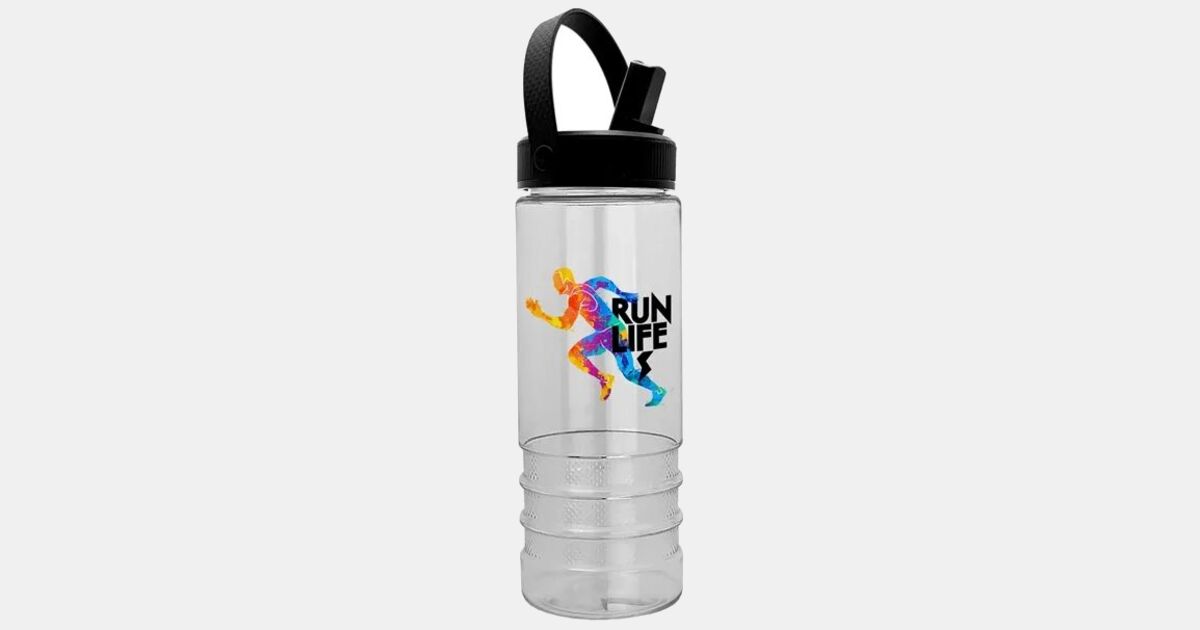 Custom Salute Bottle w/Flip Straw Swivel Handle Lid 24 oz with your ...