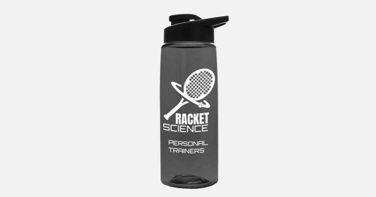 Custom Printed - The Flair Bottle with Drink Thru Lid 26 oz with your ...