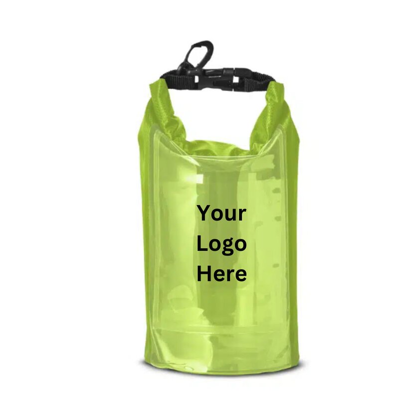 Main Product Image for Custom Printed Water-Resistant Dry Bag With Mobile Pocket 2L