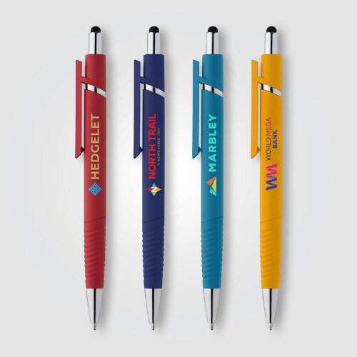 Main Product Image for Custom Imprinted Aviator Softy Brights Pen w/ Stylus