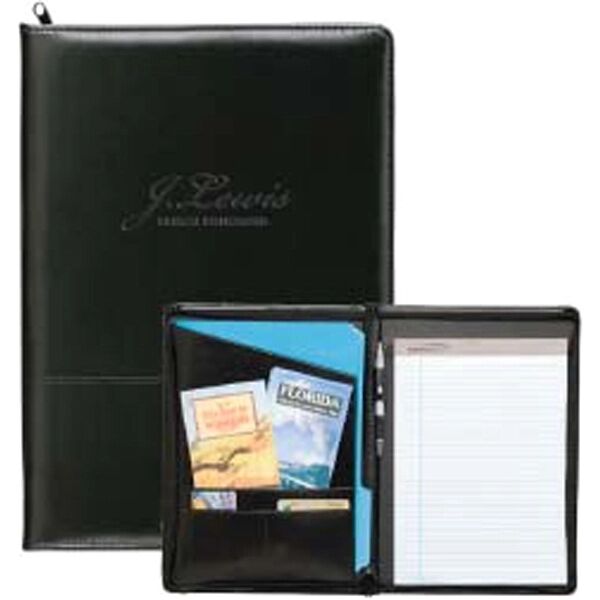 Main Product Image for Custom Imprinted Script Zippered Padfolio