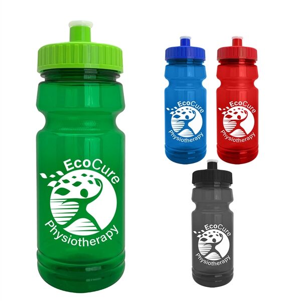 Main Product Image for The Trainer - UpCycle rPET Bottle with Pushpull lid 24 oz. 