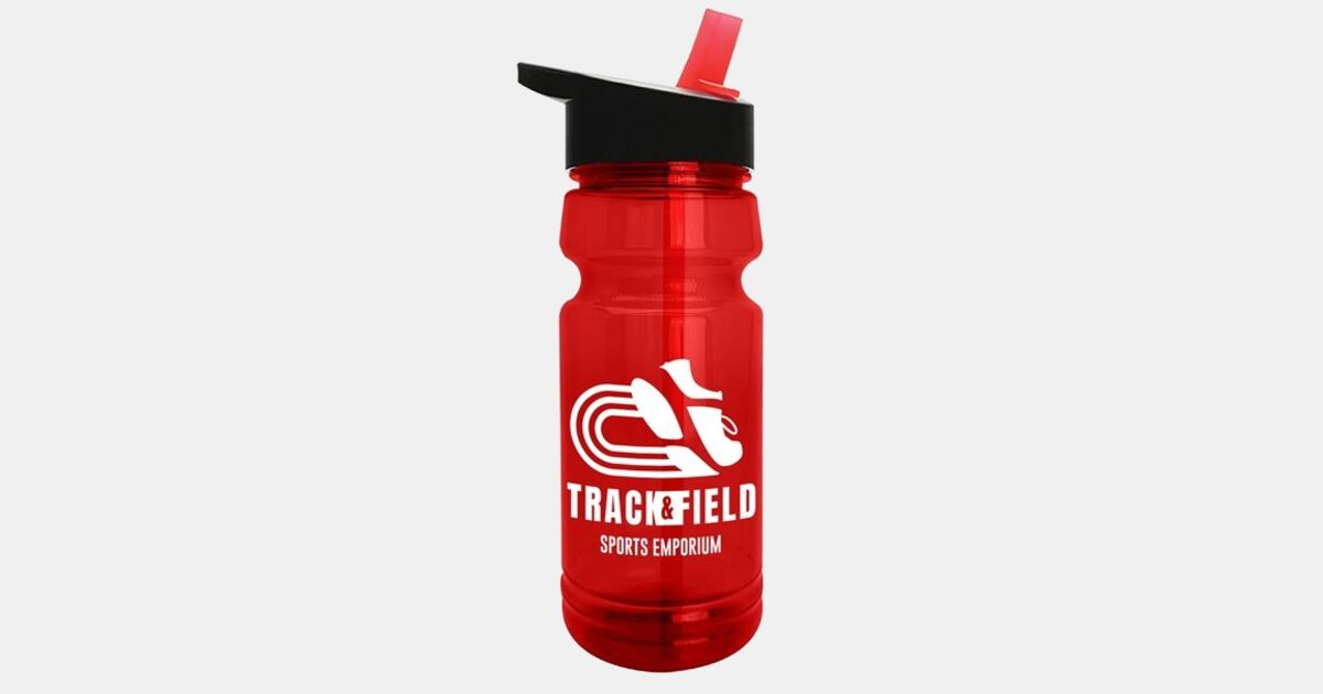 Custom Printed - The Trainer Bottle with Flip Straw Lid 24 oz with your ...