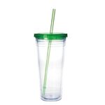 Design this item in Clear Tumbler/ Green Lid/ Green Straw