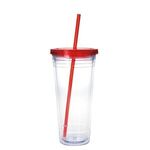 Design this item in Clear Tumbler/ Red Lid/ Red Straw