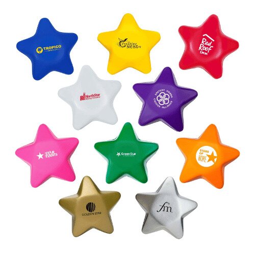 Main Product Image for Custom Printed Star Stress Reliever 