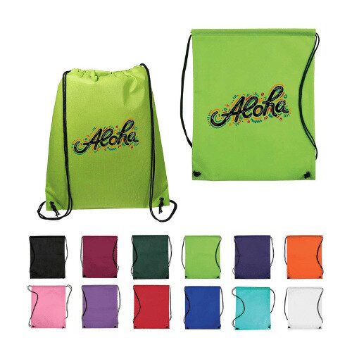 Main Product Image for Custom Printed Full Color Drawstring Cinch up Backpack