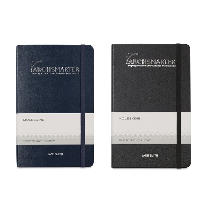 Main Product Image for Custom Printed Moleskine(R) Hard Cover L Double Layout Notebook