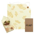 Buy Custom Printed Bees wrap Large Sandwich with tie 13" x 13"