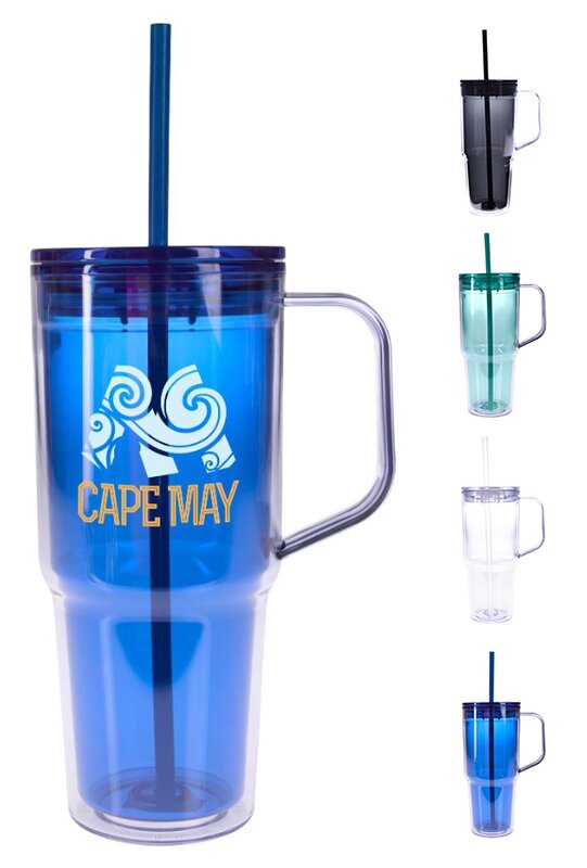 Main Product Image for Custom Imprinted Clair Recycled Acrylic Travel Tumbler - 30 oz.