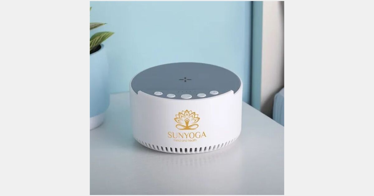 Sound Less Machine Logo Custom Printed Serene Bluetooth Sound Machine with your logo ...