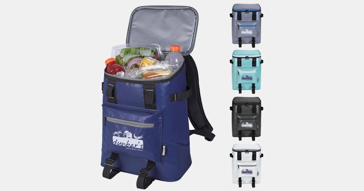 Custom Imprinted Koozie(R) Olympus Mid-size Backpack Cooler with