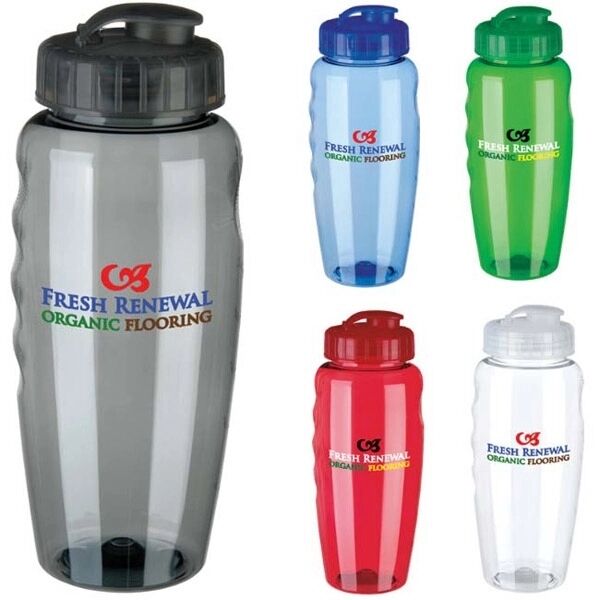 Main Product Image for Custom Imprinted Gripper Poly-Clear(R) Bottle - 31 oz.