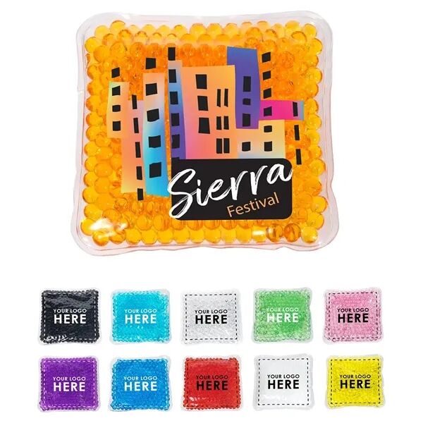 Main Product Image for Full-Color Square Aqua Pearls(TM) Hot/Cold Pack