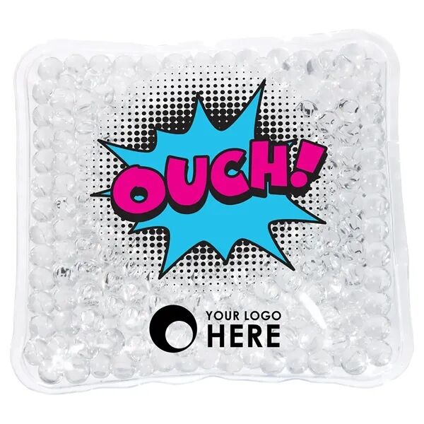 Main Product Image for Full Color Ouch Square Aqua Pearls(TM) Hot/Cold Pack