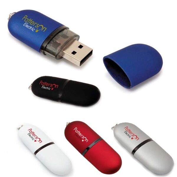 Main Product Image for Custom Imprinted Oval USB 2.0 Flash Drive