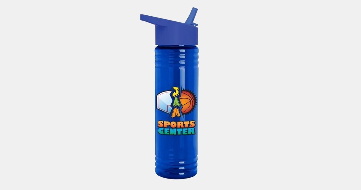 Custom Printed Slim Fit UpCycle rPET Bottle 24 oz with your logo ...