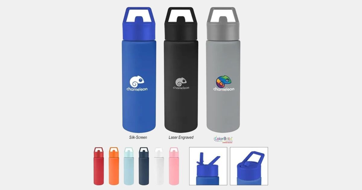 Custom Printed Torrey Recycled Stainless Steel Bottle 24 Oz with your ...