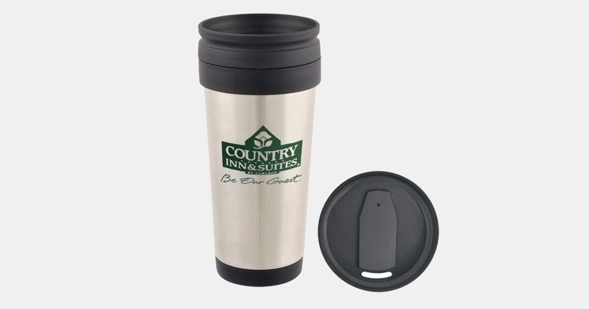 Custom Printed Stainless Steel Travel Mug 17oz with your logo ...