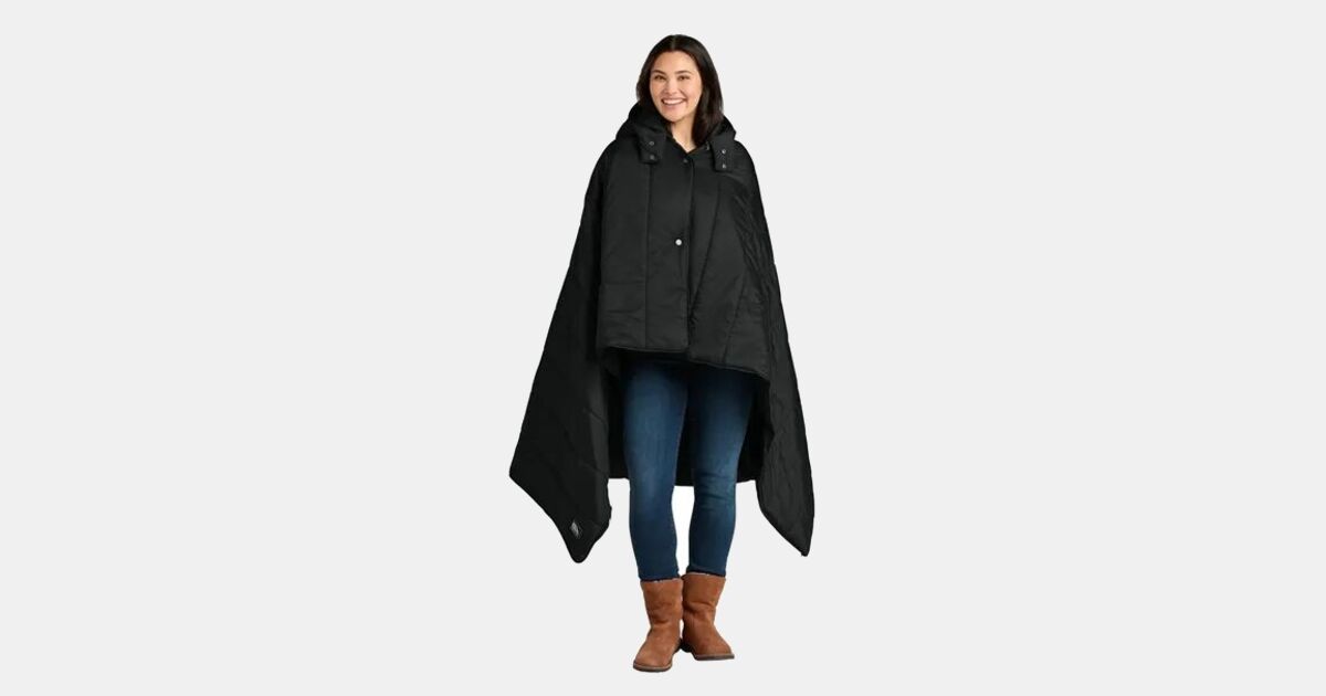 Custom Printed Eddie Bauer Puffy Camp Poncho with your logo ...