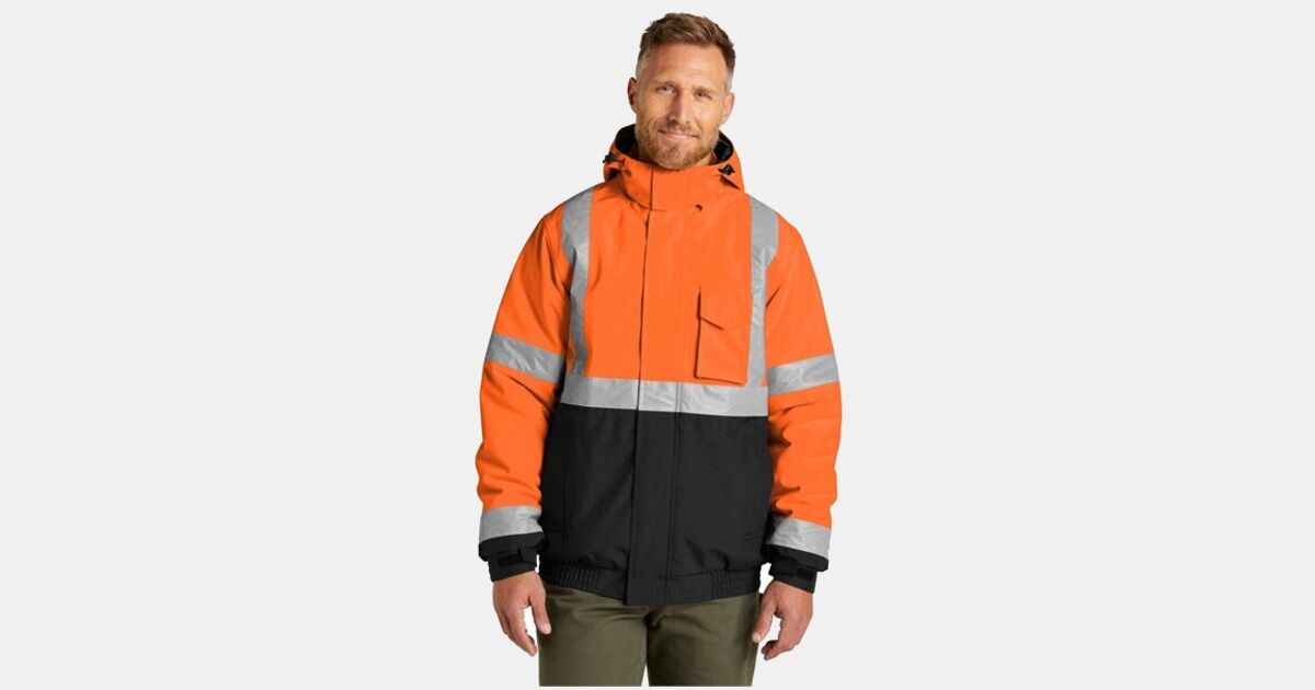 Custom CornerStone ANSI 107 Class 3 Economy Waterproof Jacket with your ...