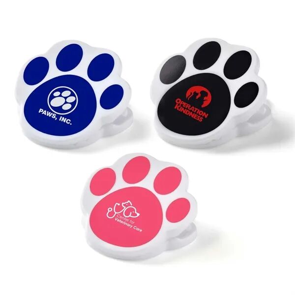 Main Product Image for Custom Imprinted Pet Paw Magnetic Clip